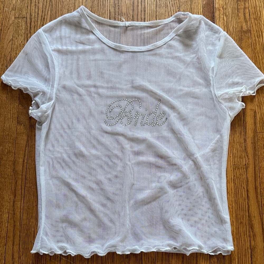 Dippin' Daisy's White Sheer Crop Top